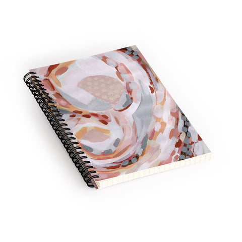 Laura Fedorowicz Gold Baby Gold Spiral Notebook