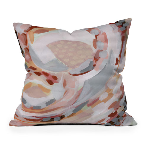 Laura Fedorowicz Gold Baby Gold Throw Pillow