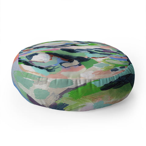 Laura Fedorowicz Grace Laced Floor Pillow Round