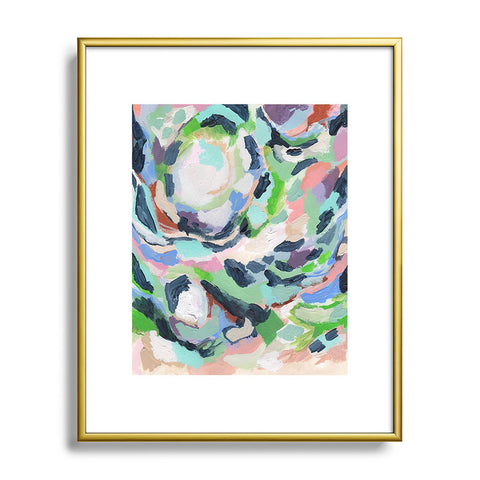 Laura Fedorowicz Grace Laced Metal Framed Art Print