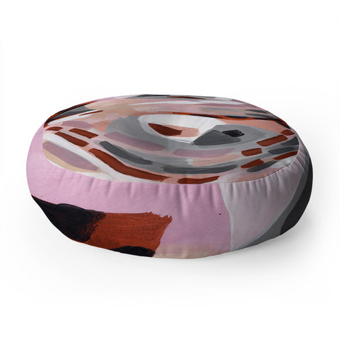 Laura Fedorowicz Gratitude Miss Floor Pillow Round