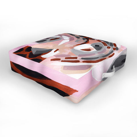 Laura Fedorowicz Gratitude Miss Outdoor Floor Cushion