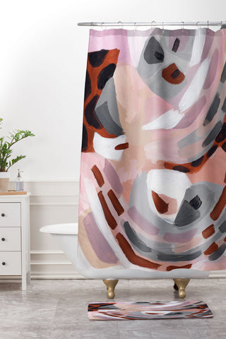 Laura Fedorowicz Gratitude Miss Shower Curtain And Mat