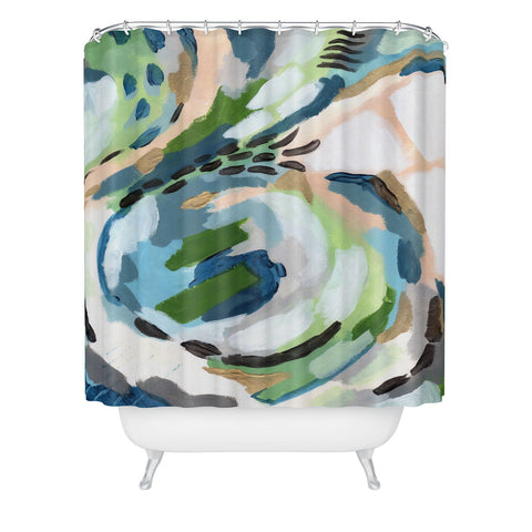 Laura Fedorowicz Greenery Shower Curtain