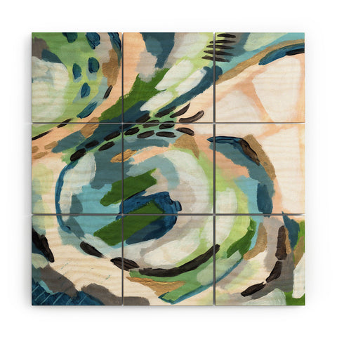 Laura Fedorowicz Greenery Wood Wall Mural