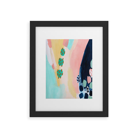 Laura Fedorowicz Happy is Contagious Framed Art Print