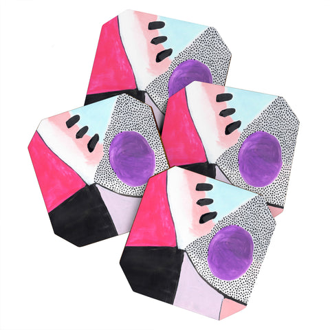 Laura Fedorowicz High Horse Coaster Set