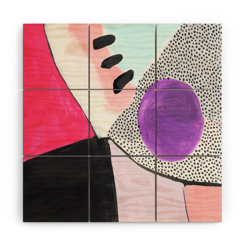 Laura Fedorowicz High Horse Wood Wall Mural