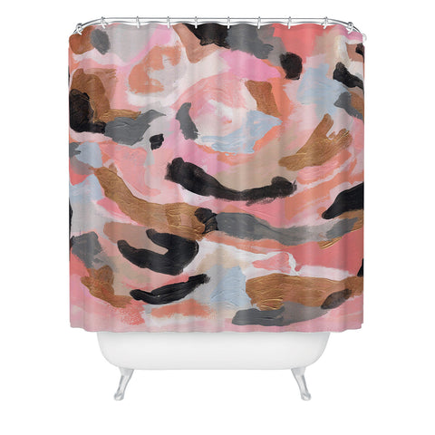 Laura Fedorowicz Honey Bees Shower Curtain