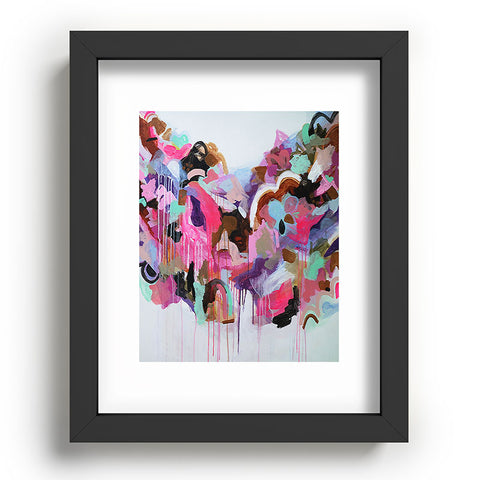 Laura Fedorowicz I Love the Flamingos Recessed Framing Rectangle
