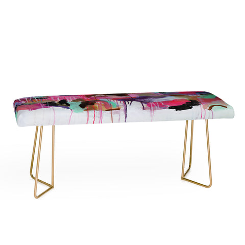 Laura Fedorowicz I Love the Flamingos Bench