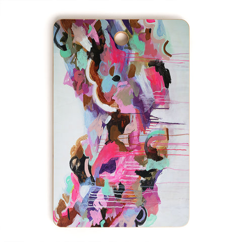 Laura Fedorowicz I Love the Flamingos Cutting Board Rectangle