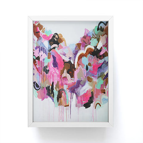 Laura Fedorowicz I Love the Flamingos Framed Mini Art Print