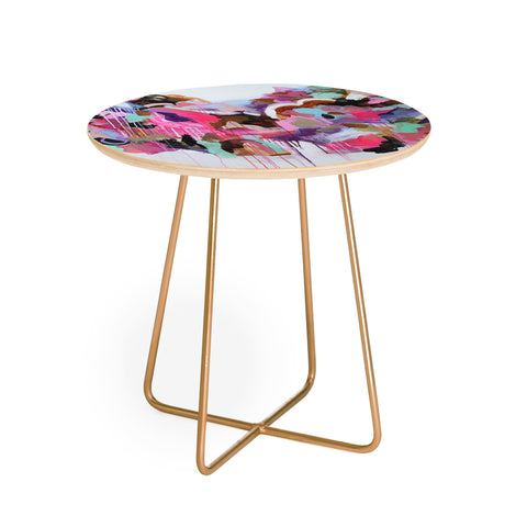 Laura Fedorowicz I Love the Flamingos Round Side Table