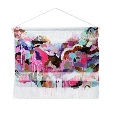 Laura Fedorowicz I Love the Flamingos Wall Hanging Landscape