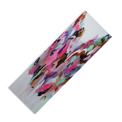 Laura Fedorowicz I Love the Flamingos Yoga Mat