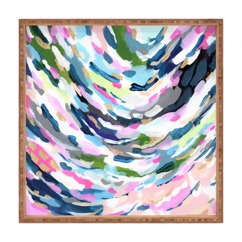 Laura Fedorowicz Id Paint You Brighter Square Tray