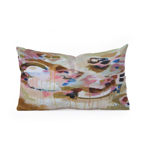 Laura Fedorowicz Im Cute When Im Mad Oblong Throw Pillow