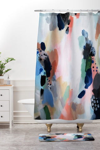 Laura Fedorowicz Impulse Shower Curtain And Mat