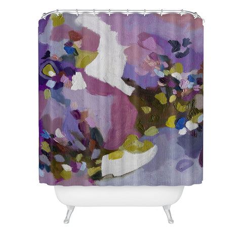 Laura Fedorowicz In the Wind Abstract Shower Curtain