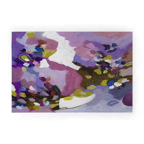 Laura Fedorowicz In the Wind Abstract Welcome Mat