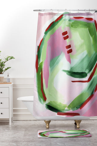 Laura Fedorowicz In your Inner Circle Shower Curtain And Mat