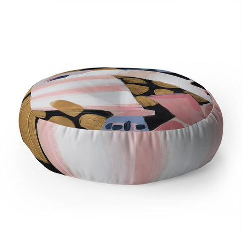 Laura Fedorowicz Is it that Easy Floor Pillow Round