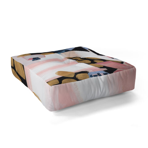 Laura Fedorowicz Is it that Easy Floor Pillow Square