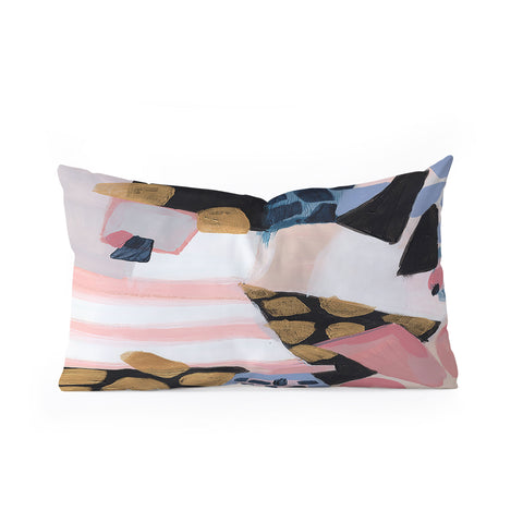 Laura Fedorowicz Is it that Easy Oblong Throw Pillow