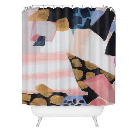 Laura Fedorowicz Is it that Easy Shower Curtain