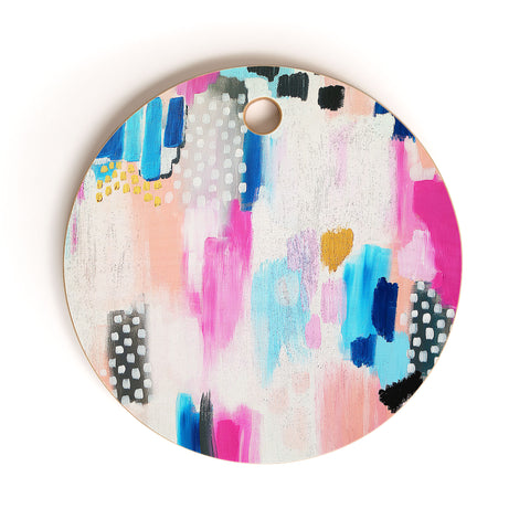Laura Fedorowicz Its Wild and Free Cutting Board Round
