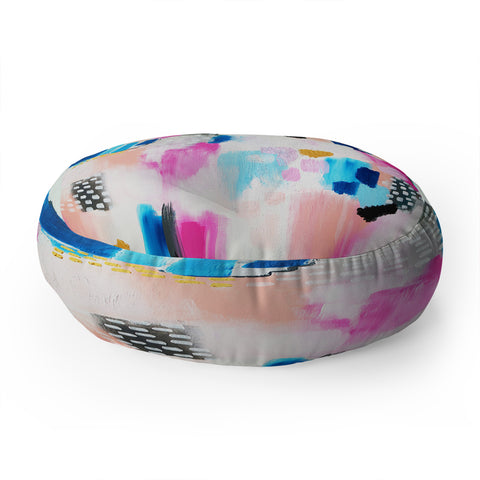 Laura Fedorowicz Its Wild and Free Floor Pillow Round