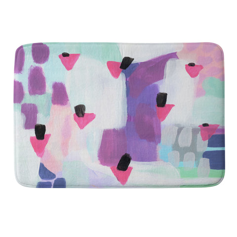 Laura Fedorowicz Just Gems Abstract Memory Foam Bath Mat