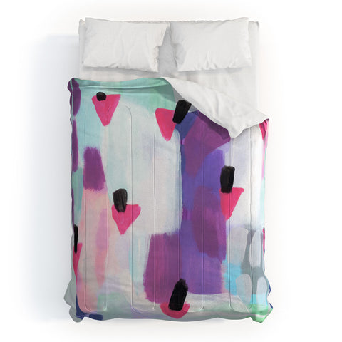 Laura Fedorowicz Just Gems Abstract Comforter