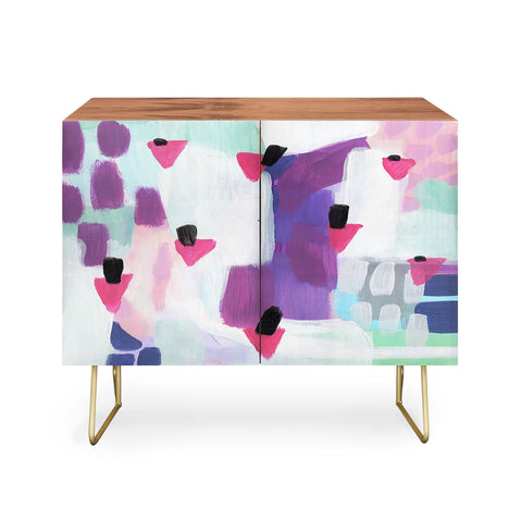 Laura Fedorowicz Just Gems Abstract Credenza