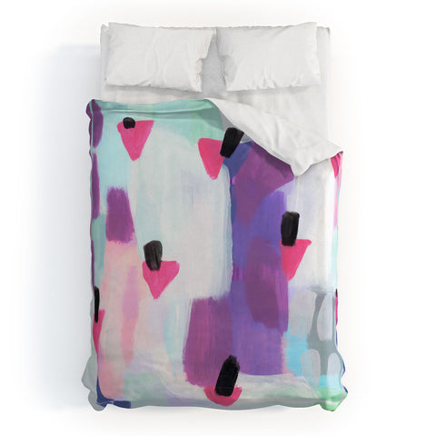 Laura Fedorowicz Just Gems Abstract Duvet Cover