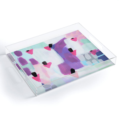 Laura Fedorowicz Just Gems Abstract Acrylic Tray