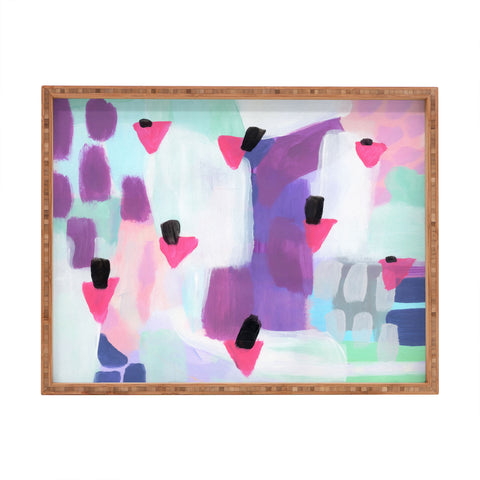 Laura Fedorowicz Just Gems Abstract Rectangular Tray