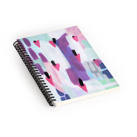 Laura Fedorowicz Just Gems Abstract Spiral Notebook