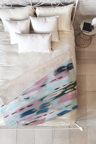 Laura Fedorowicz Just Like in the Movies Fleece Throw Blanket