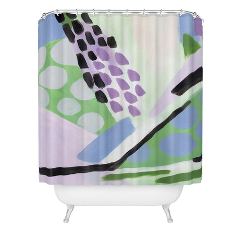 Laura Fedorowicz Laugh Like That Shower Curtain