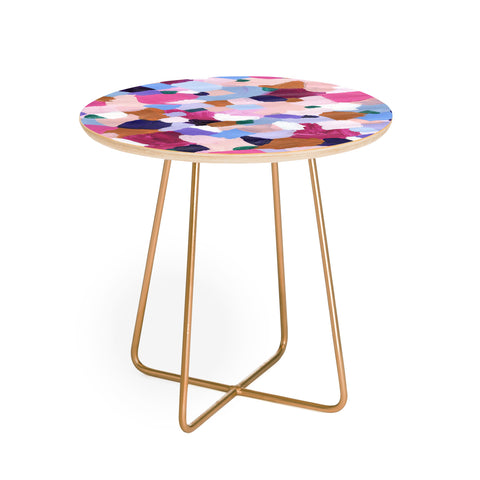 Laura Fedorowicz Lavender Martini Round Side Table