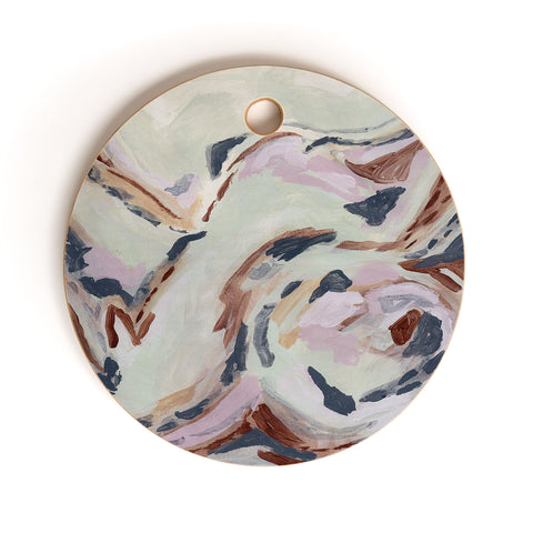 Laura Fedorowicz Light Through the Cracks Cutting Board Round