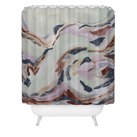 Laura Fedorowicz Light Through the Cracks Shower Curtain