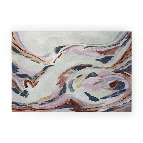 Laura Fedorowicz Light Through the Cracks Welcome Mat