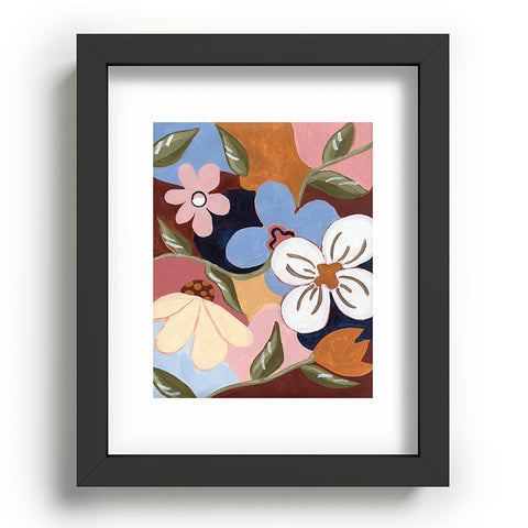 Laura Fedorowicz Like the Flowers Need the Rain Recessed Framing Rectangle