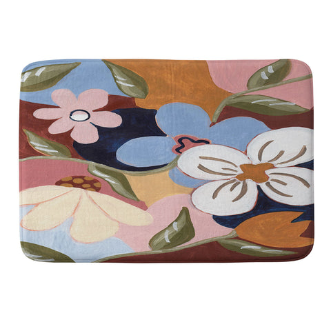 Laura Fedorowicz Like the Flowers Need the Rain Memory Foam Bath Mat