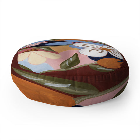 Laura Fedorowicz Like the Flowers Need the Rain Floor Pillow Round