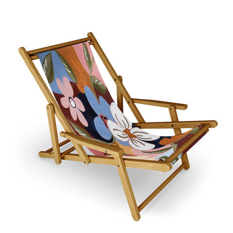Laura Fedorowicz Like the Flowers Need the Rain Sling Chair