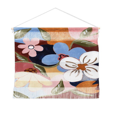 Laura Fedorowicz Like the Flowers Need the Rain Wall Hanging Landscape